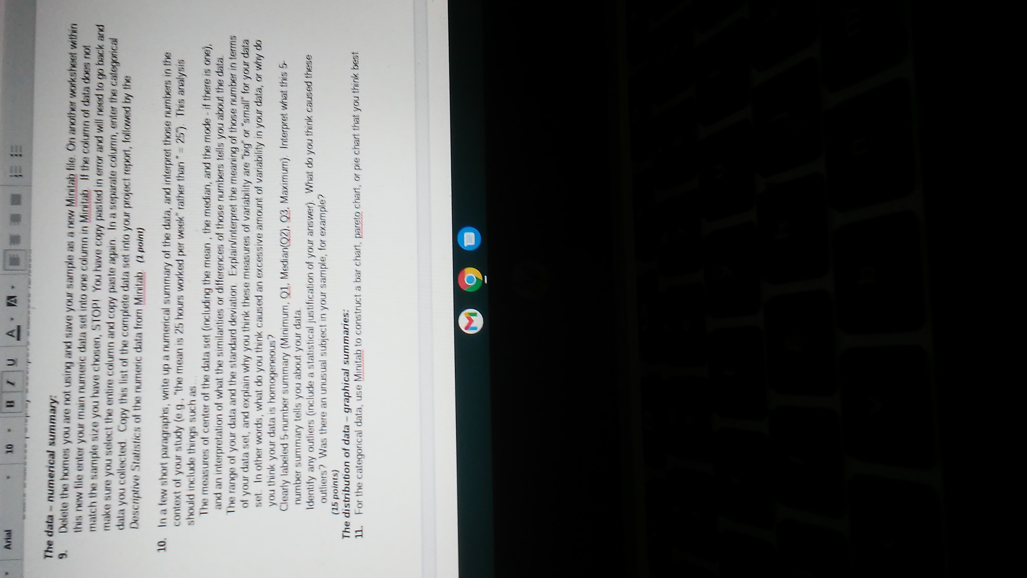 from, please describe only the main numenc topic (column's) of this project.