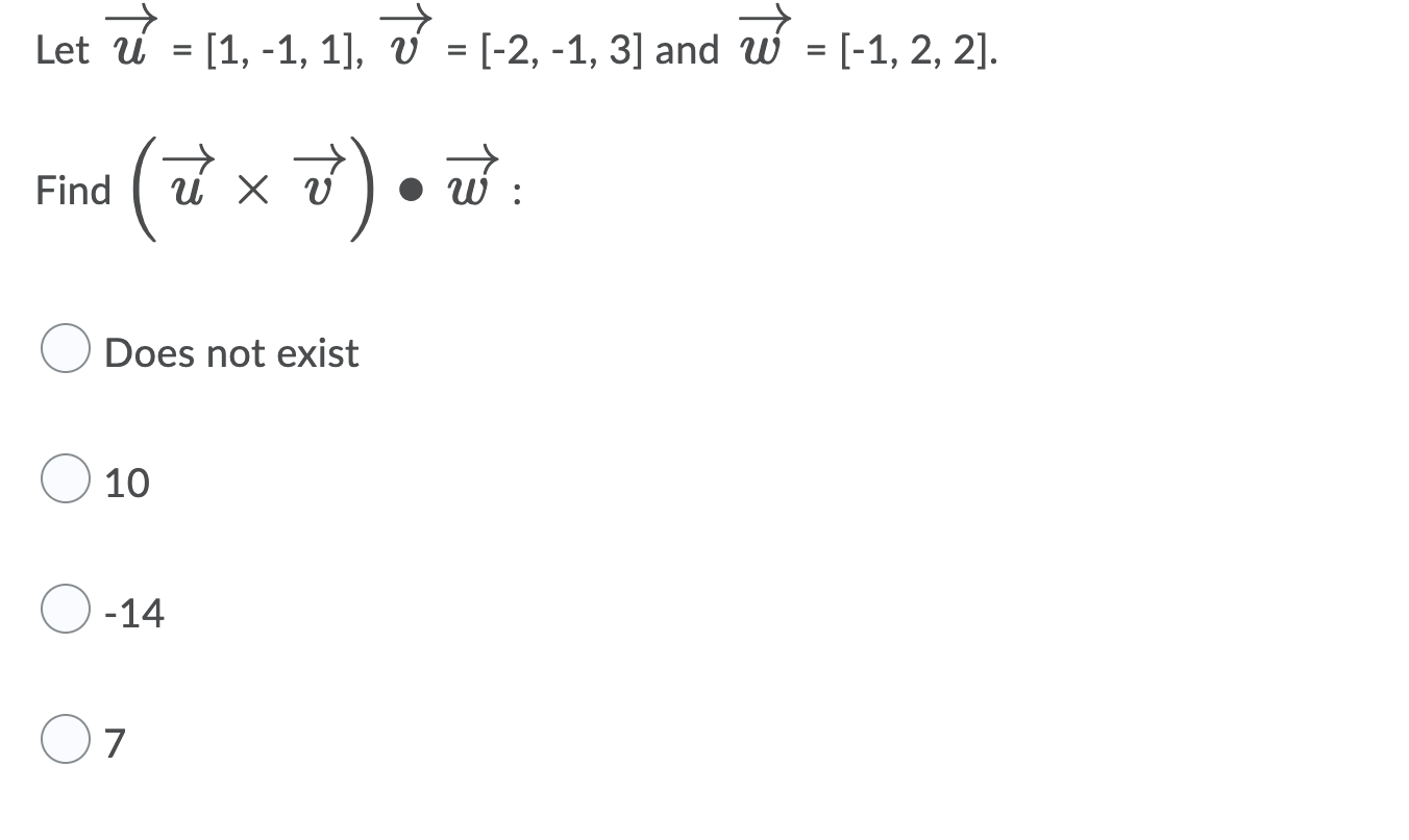 Find u U' [3, 4, -1] O [-1, 3, 4] O [4,