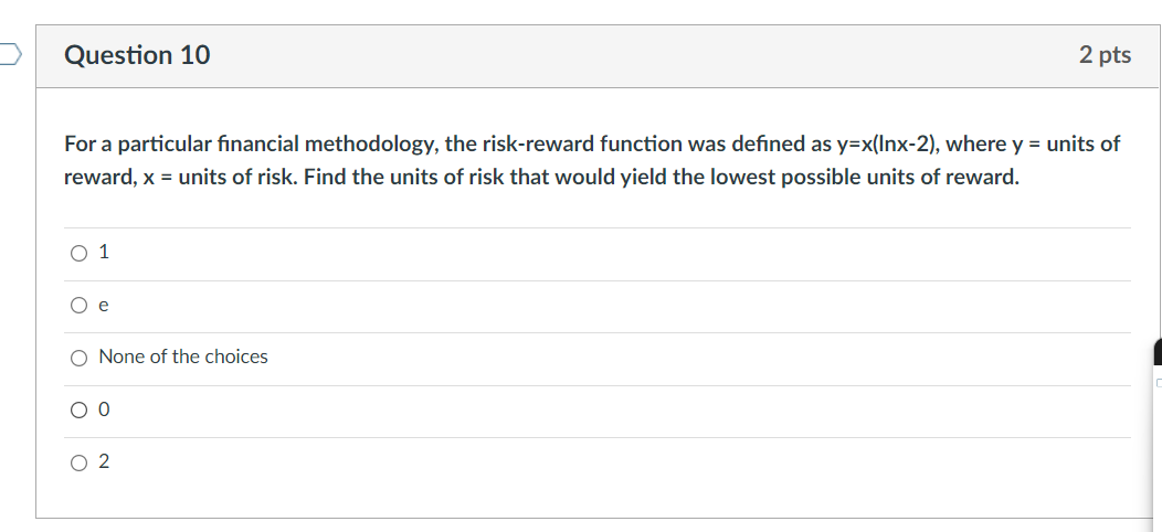 inflection point at (-1, 2). O None of the choices O c