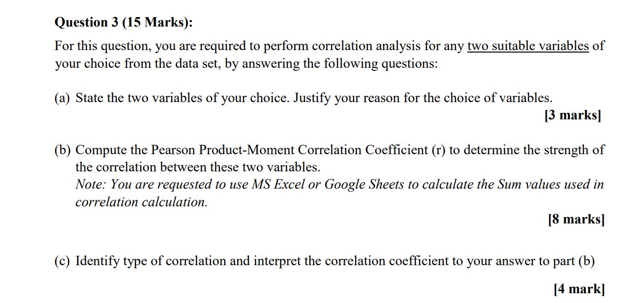 the strength of the correlation between these two variables. Note: You are