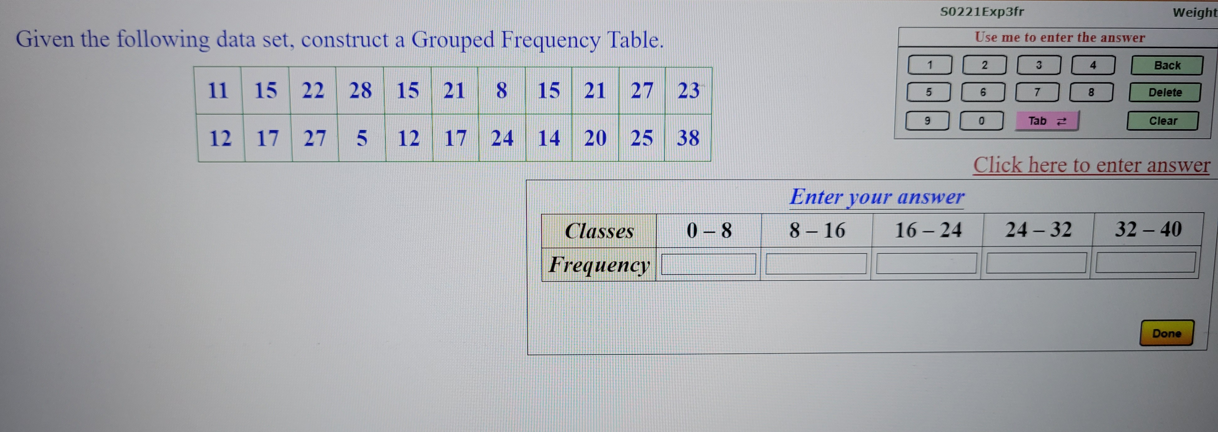 11 15 22 28 15 21 8 15 21 27 23 Delete