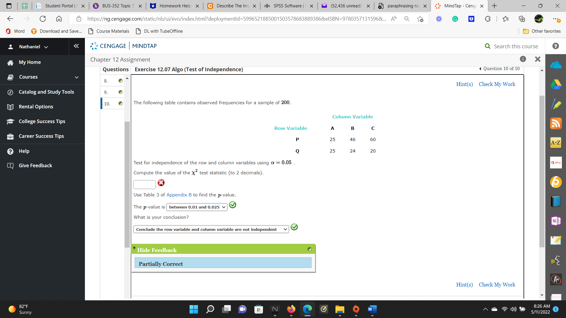 Course Hero X C Describe The Imp X # SPSS Software |