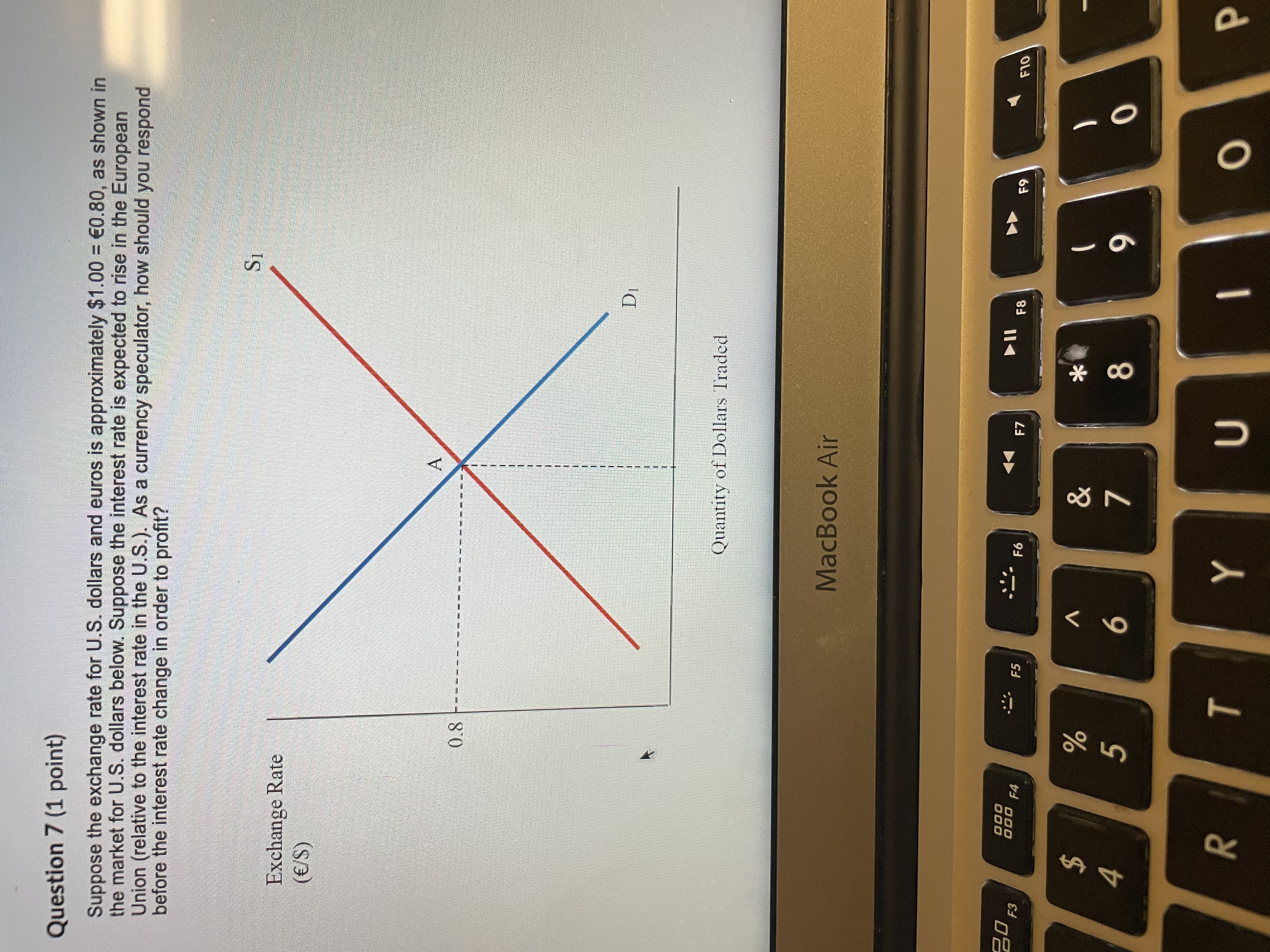 decrease. The U.K.'s balance of trade will decrease. Question 3 (1 point)