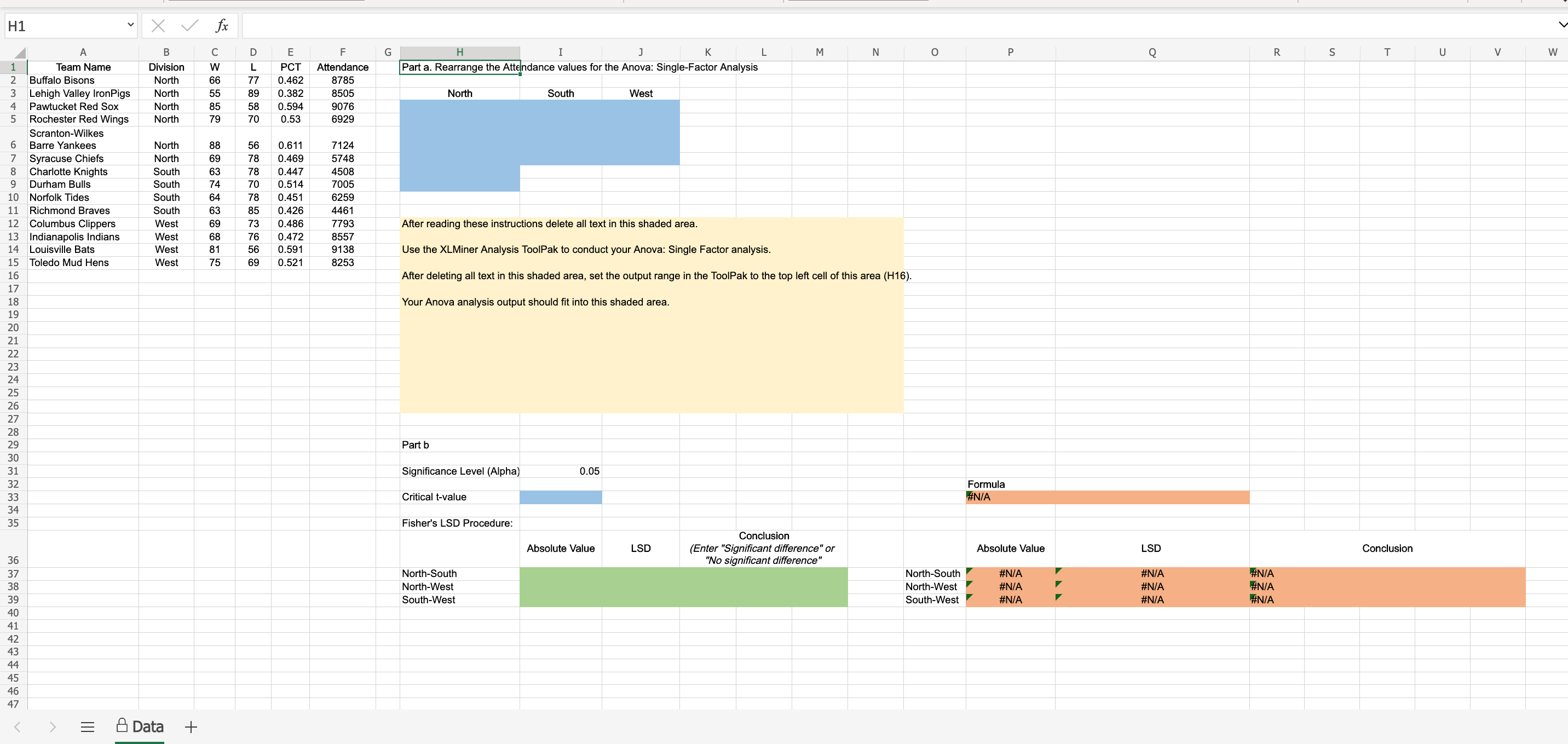 attached spreadsheet. 13.2 A1 H1 X V fx B C D E