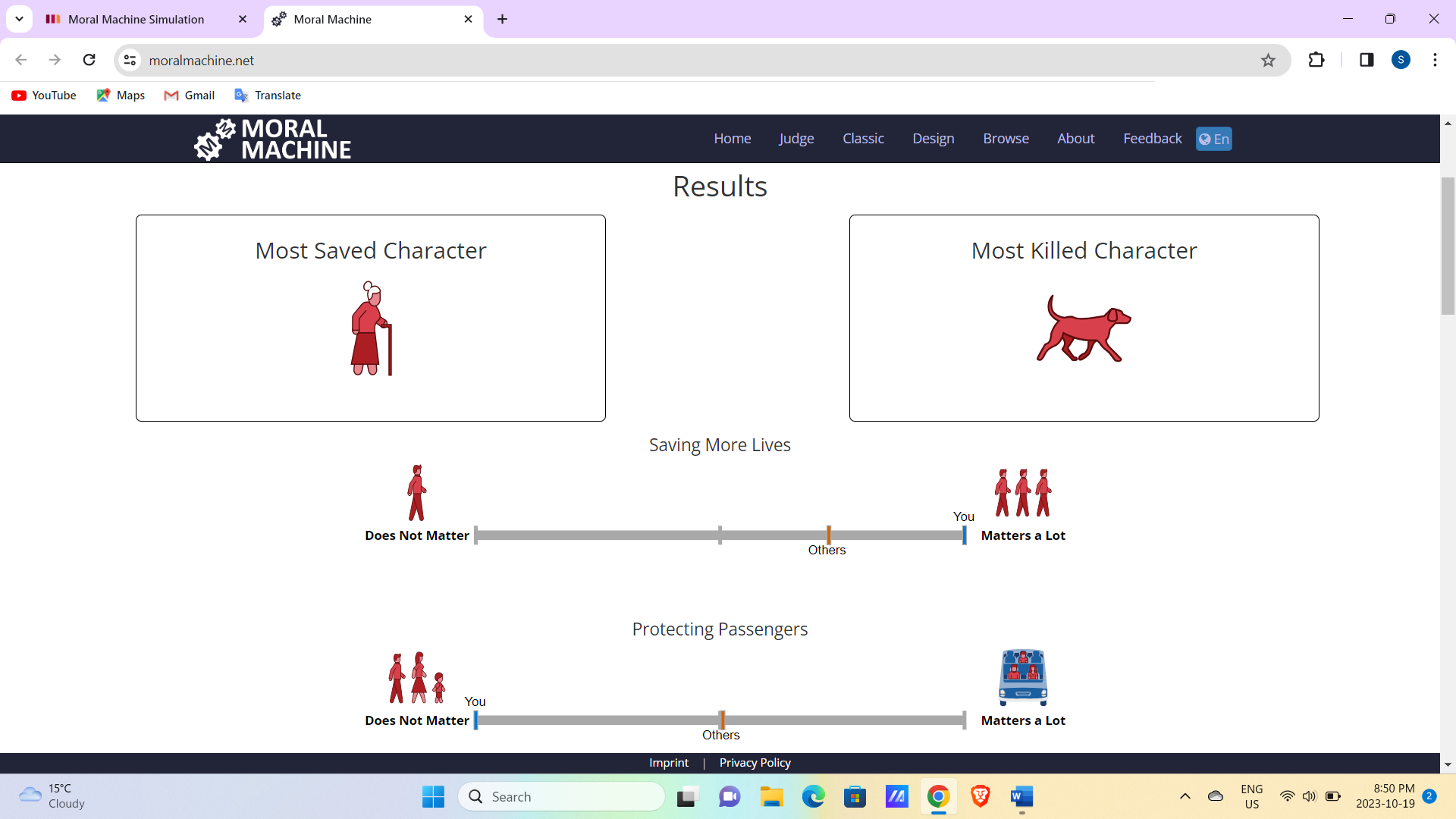 X + (- $ G 3: mycanvas,mohawkcollege.ca/courses/92607/assignments/831325 II VouTube r: Maps M