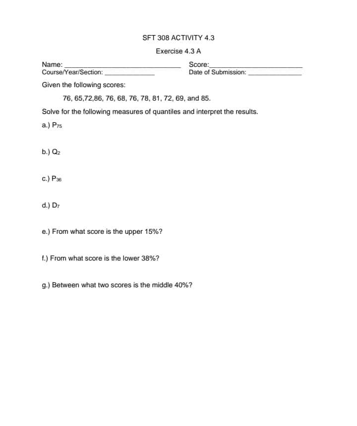 13 B.) 7 C.) 12.2 D.) 23.4 2.) Above what value is