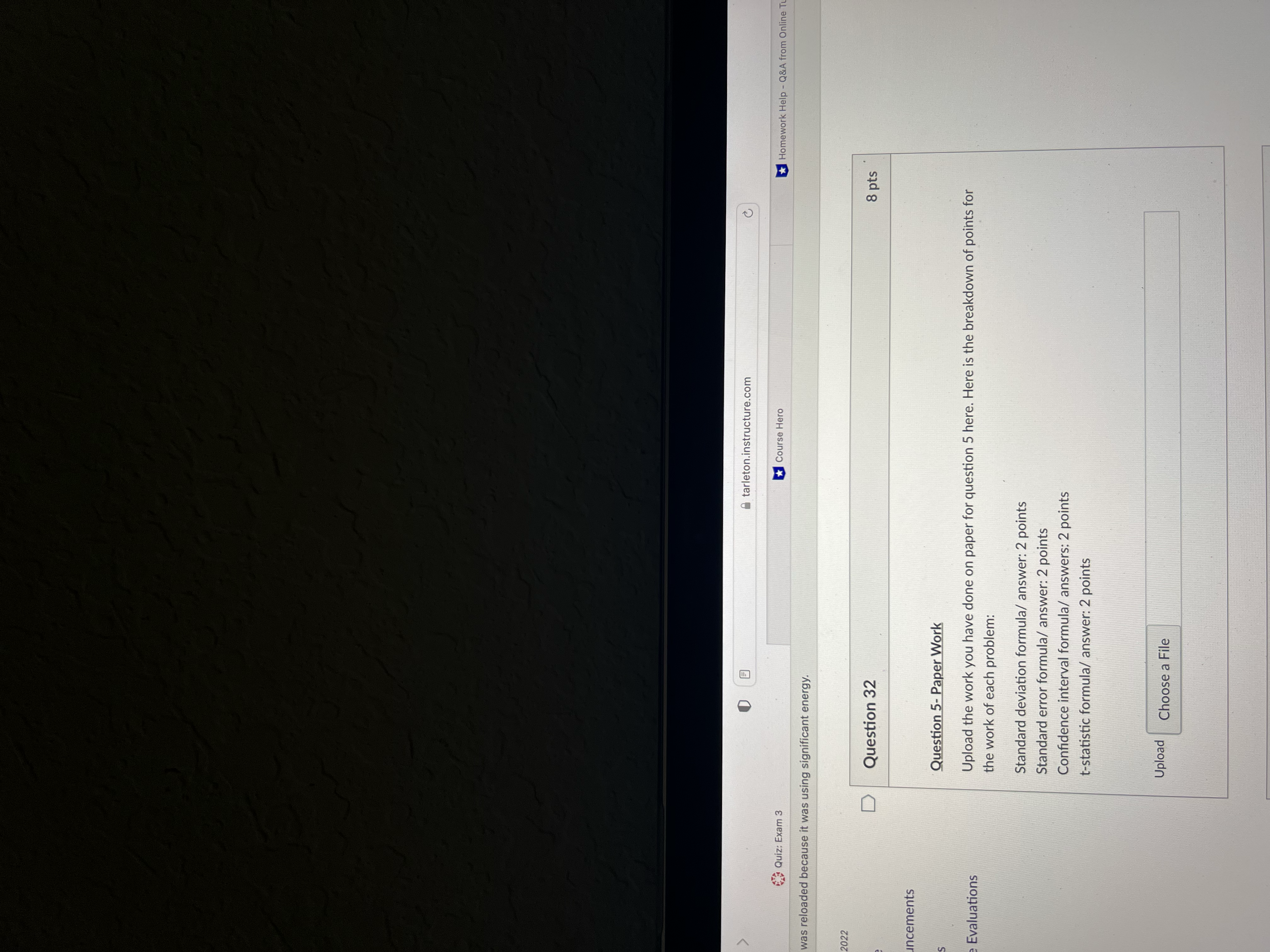 [ Select ] t-statistic: [ Select ] Sample size 1: [ Select