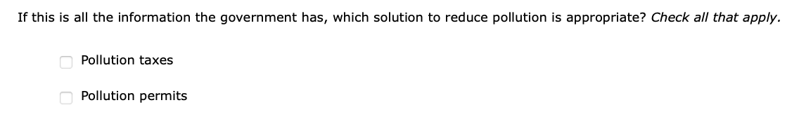 In order for this to be done, the government can charge firms