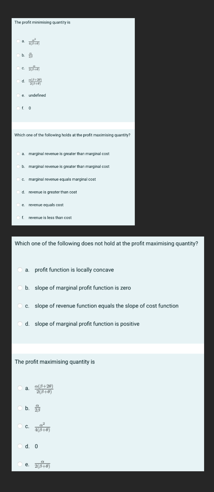 is worth 0.5 points Consider a monopoly firm that can produce and