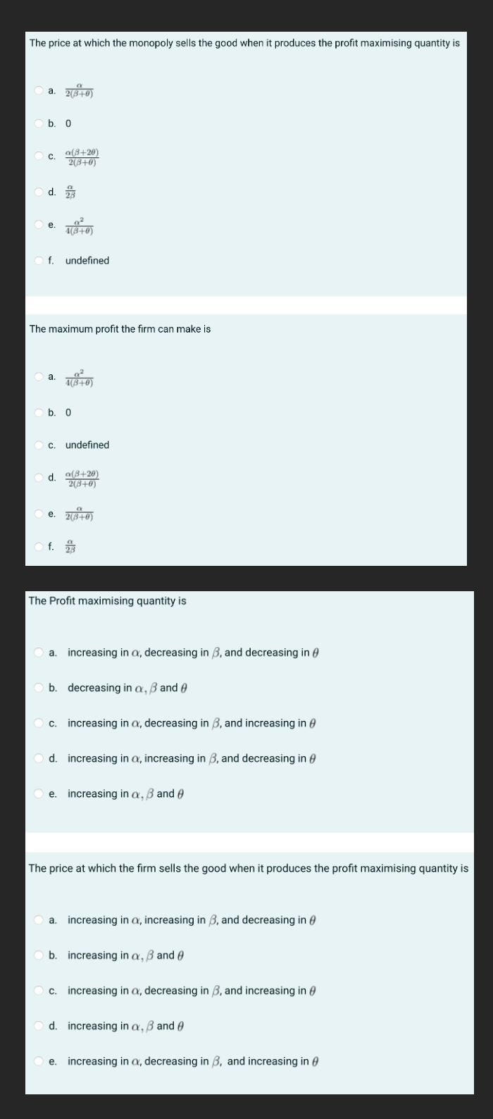 linear and increasing function of linear and decreasing function of The Revenue