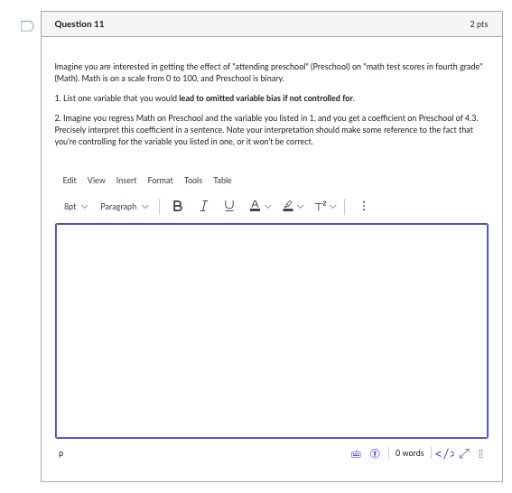 test comparing the coefficient on X to a null hypothesis value of