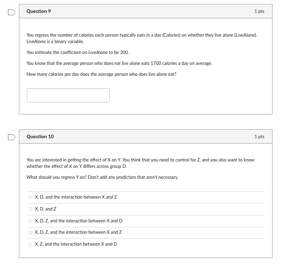 0 2. Construct the 95%% confidence interval for the coefficient on X.