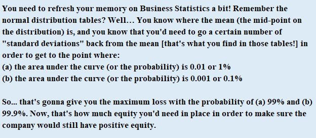  RISK MANAGEMENT QUESTION, SHOW STEPS AND EXPLAIN. ANSWER DIGITALLY INTO THE