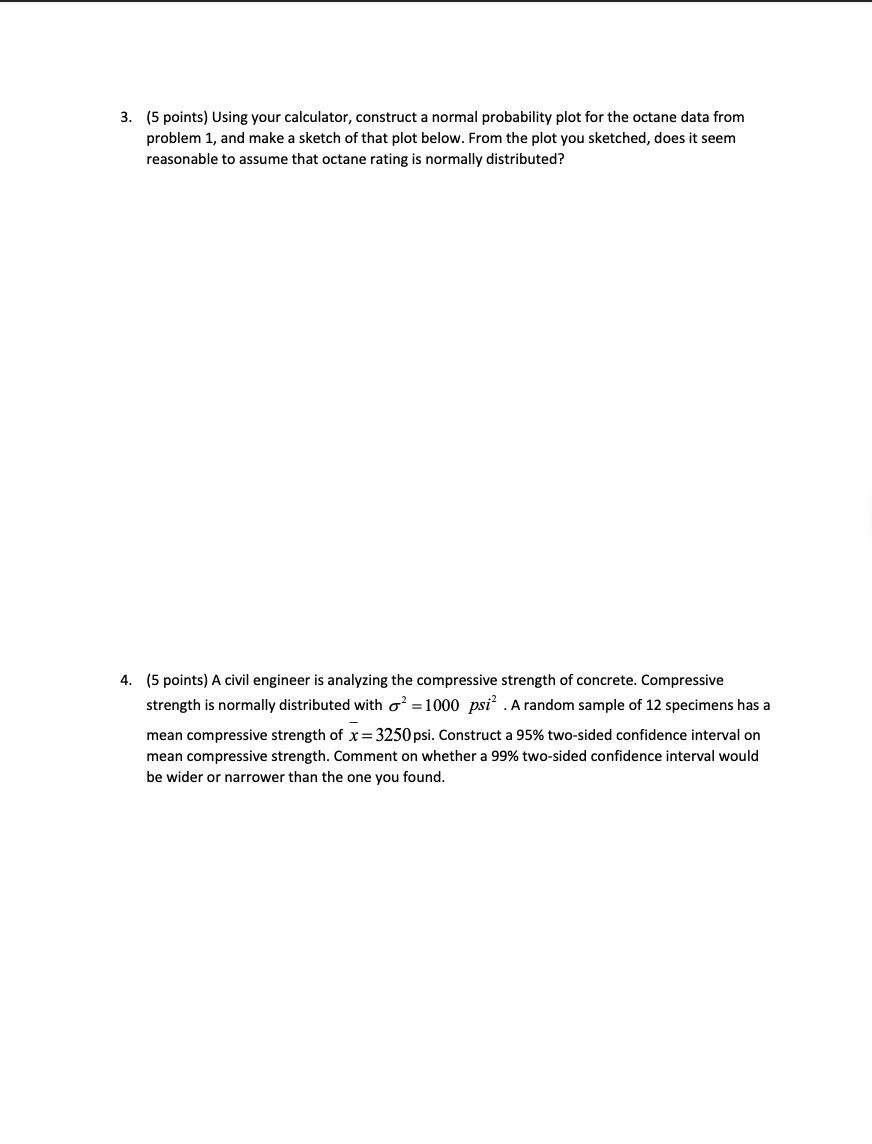 rounded to the nearest whole value) on the motor fuel octane ratings