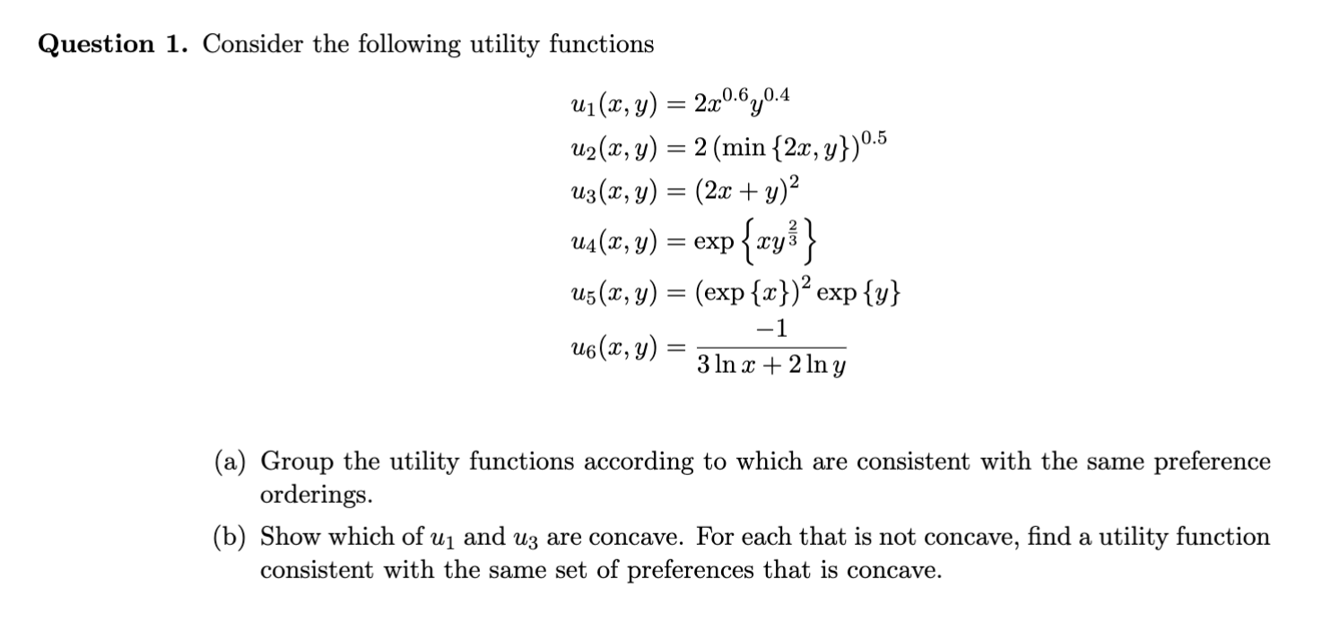 u2(x, y) = 2 (min {2x, y} ) 0.5 us(x, y) =