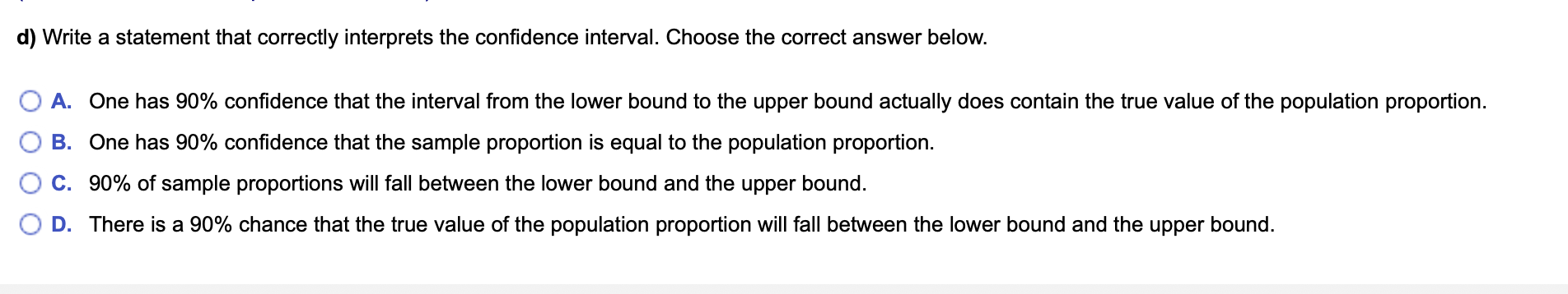 the drug, 154 developed the adverse reaction of nausea. Construct a 90%