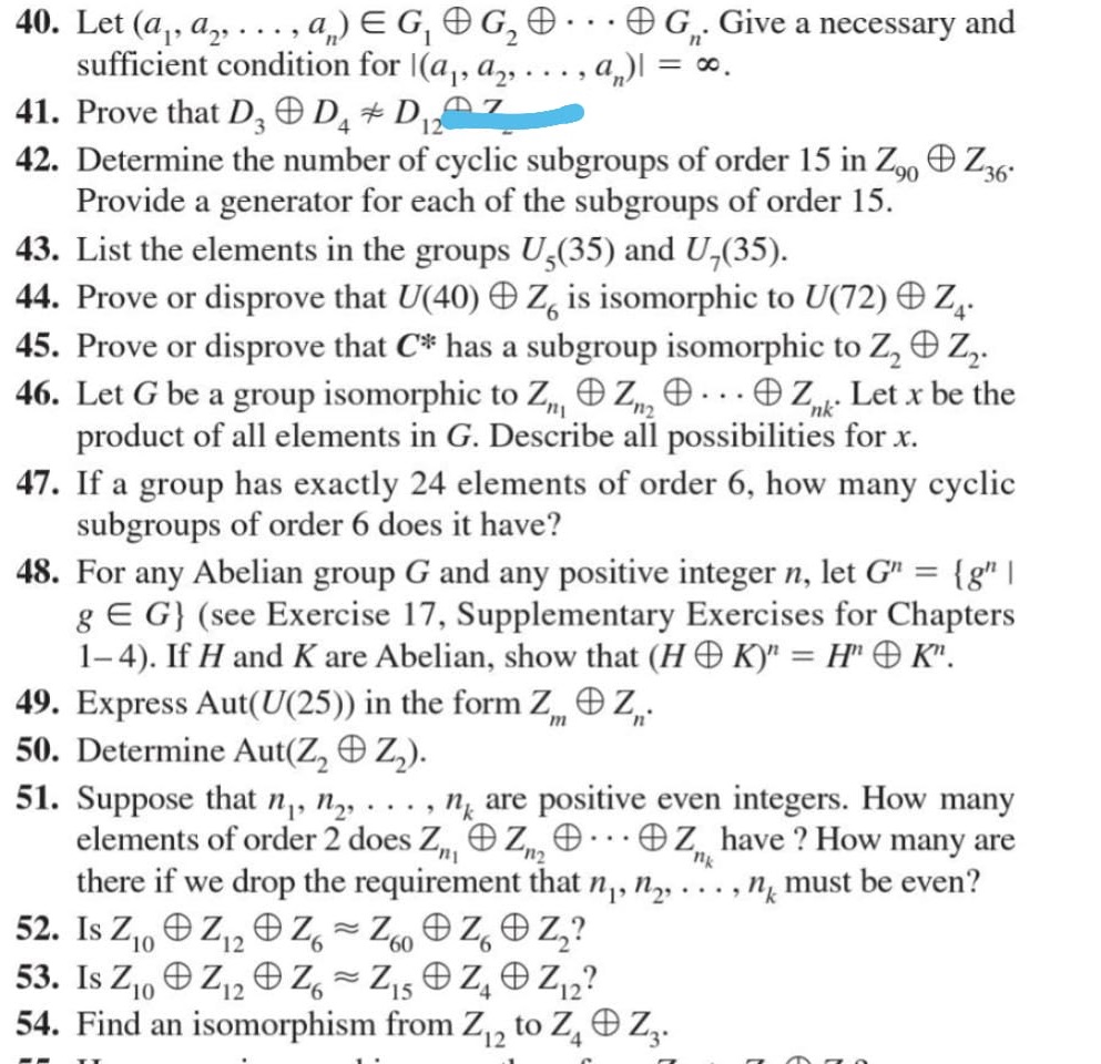 OG, O . . . O G. Give a necessary and sufficient