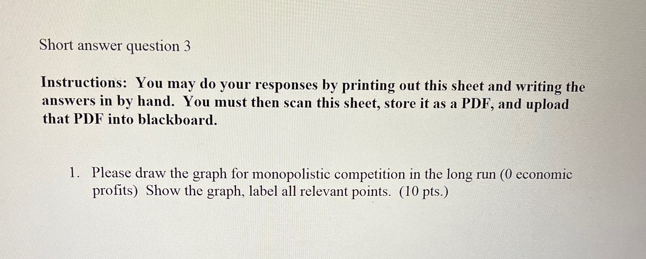 printing out this sheet and writing the answers in by hand. You