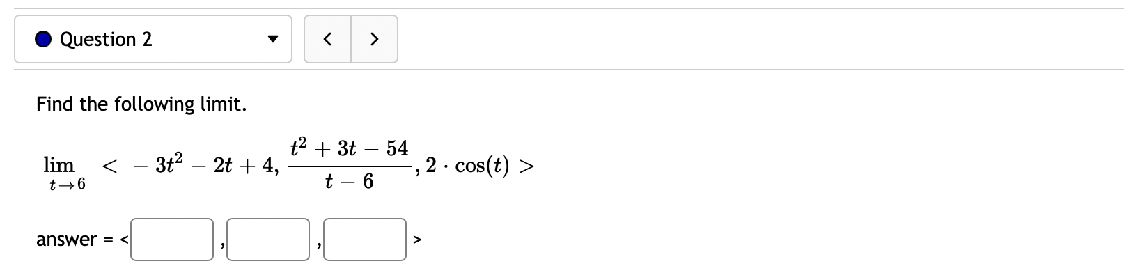 defined by F(t) = (3 cos(t), 3 sin(t), 2 sin2(t)> t t