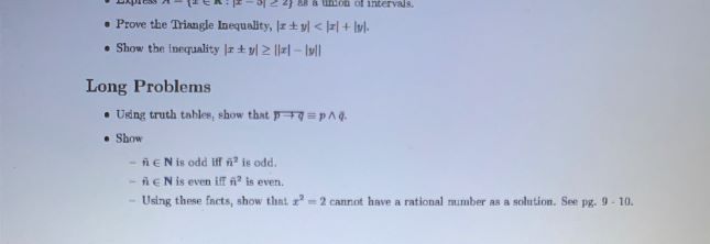 cannot have a rational mimber as a solution. See py. 9 -