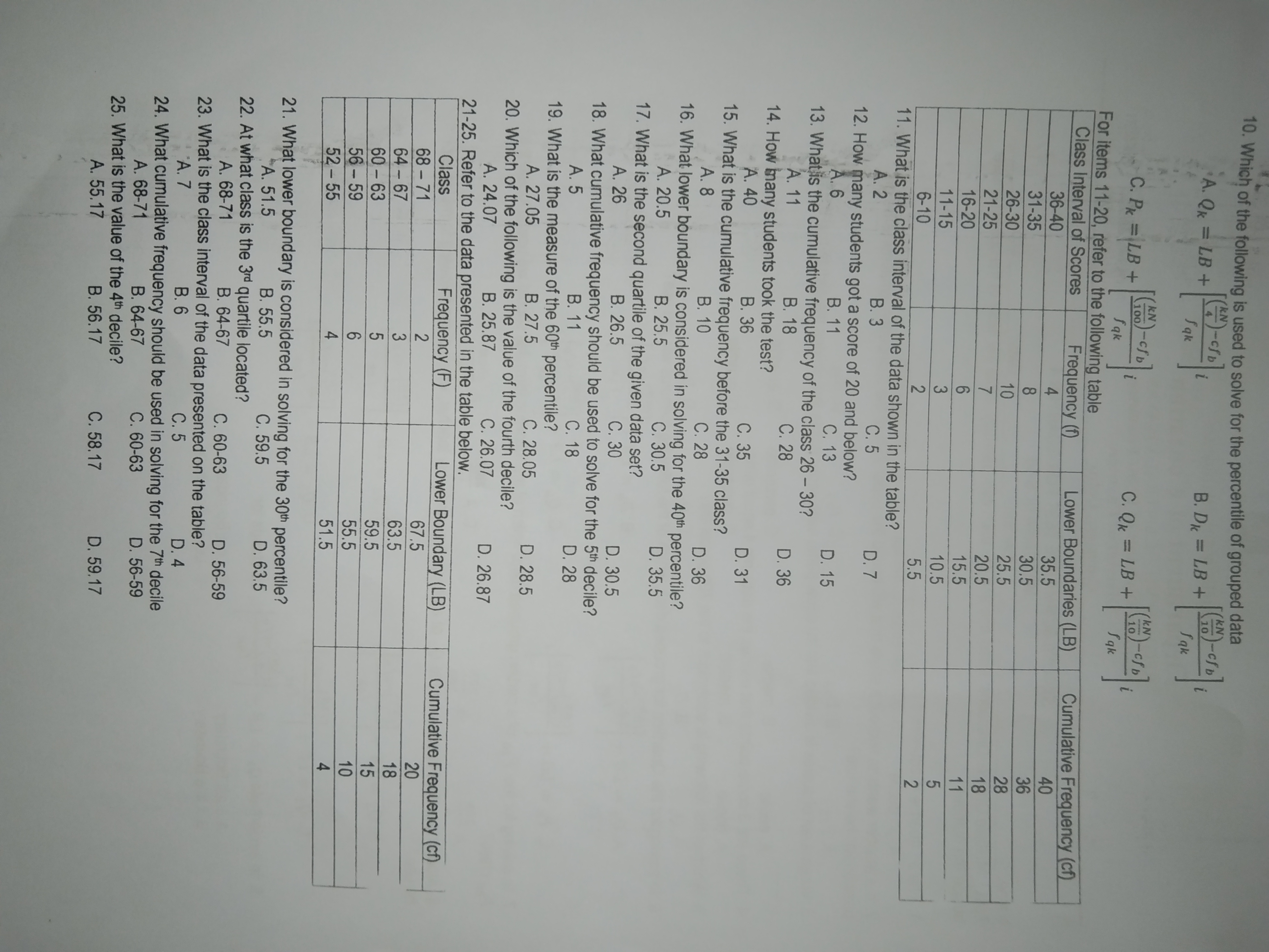 to? Test I. Multiple Choice. Directions: Read and analyze each item carefully.