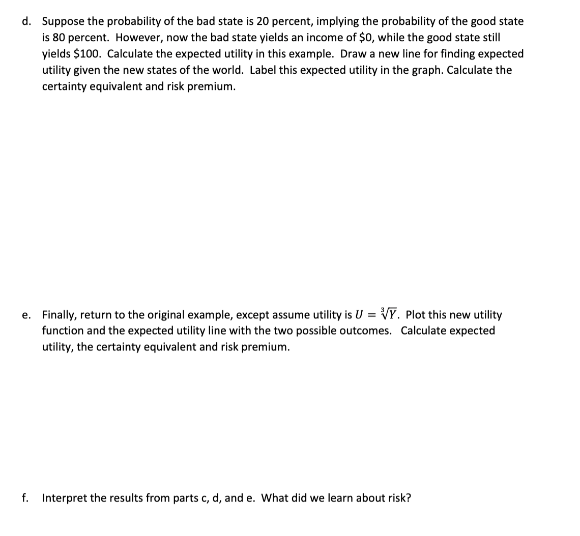 W. a. Graph the utility function in the curve sheet below. Carefully,