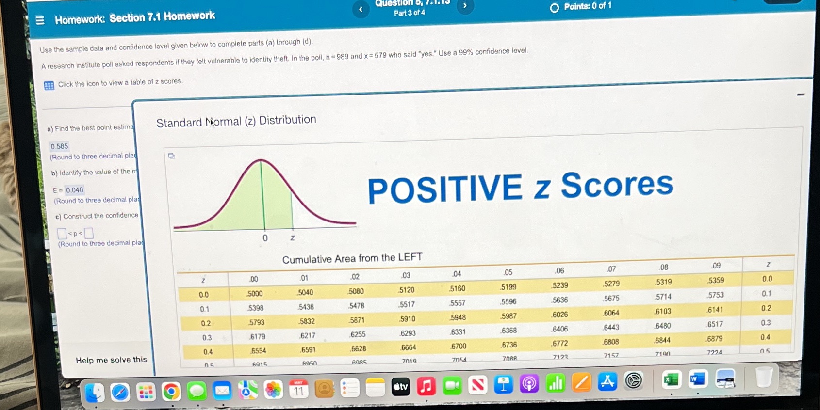 Construct the confidence interval . ____ Question 5, f.1.10 E Homework: