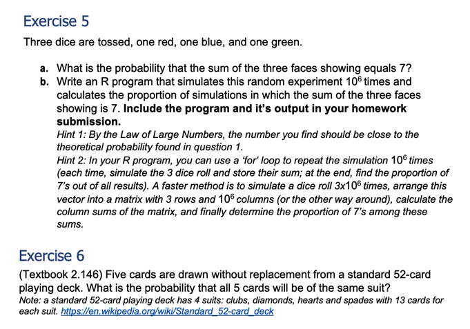 this random experiment 10 times and calculates the proportion of simulations in