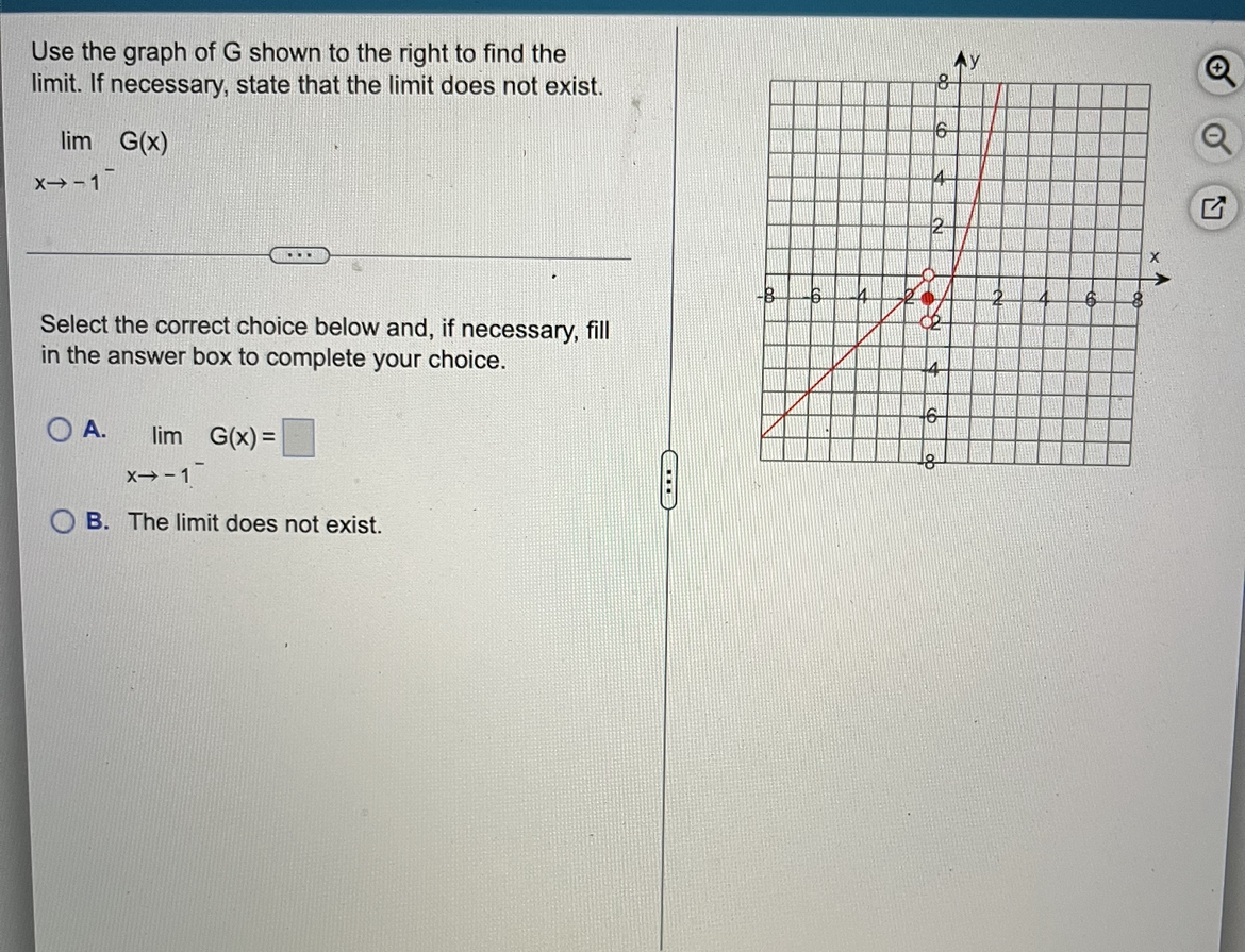 What is the limit? Select the correct choice below and fill in