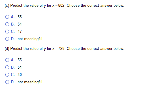 answer below. C) A. 51 C} B. 47 C} C. 40 C)