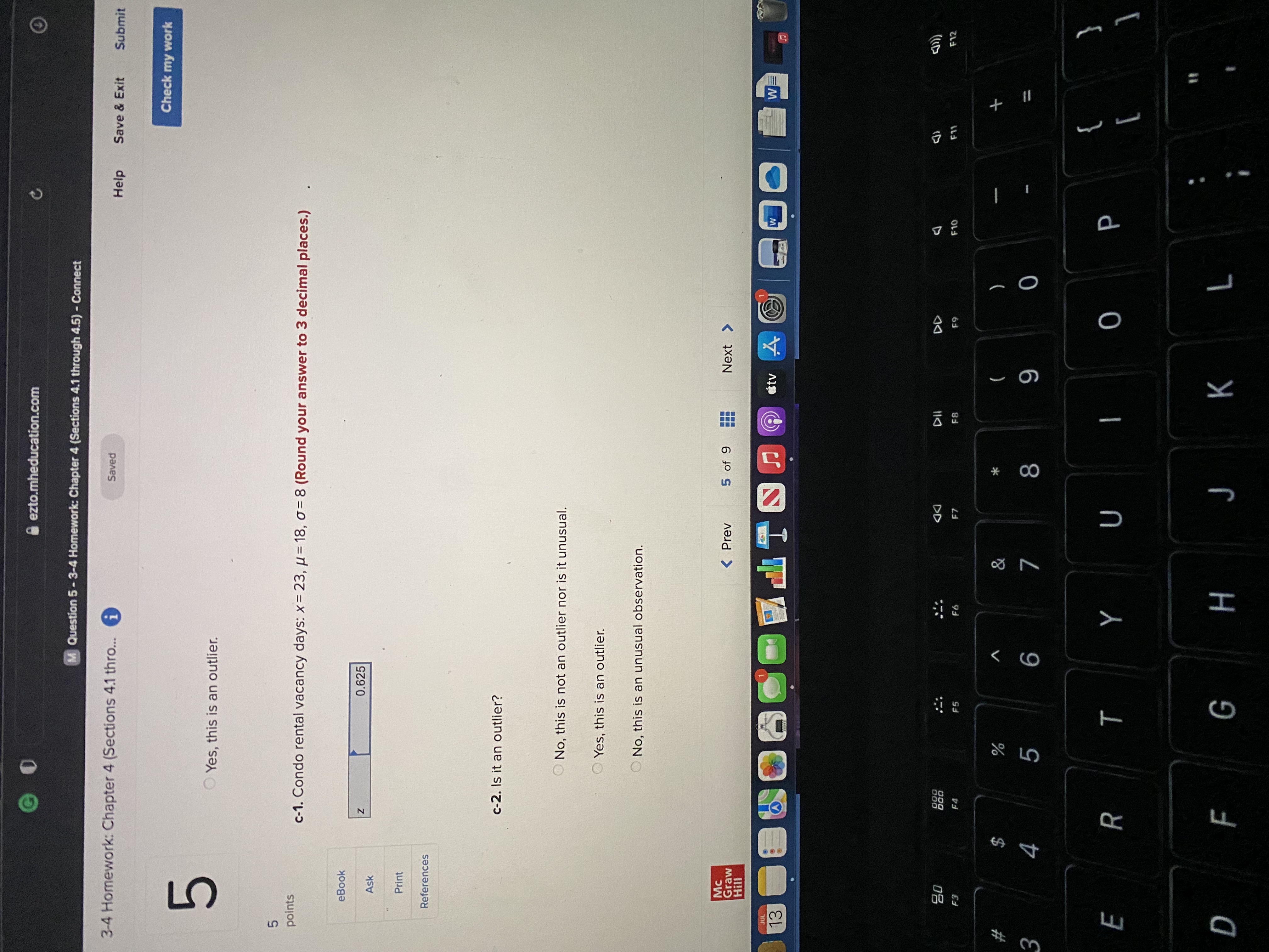 4.1 through 4.5) - Connect 3-4 Homework: Chapter 4 (Sections 4.1 thro...