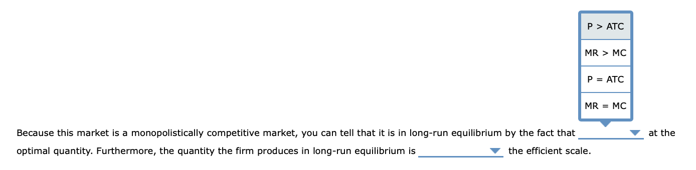 to indicate the minimum average total cost the firm faces and the