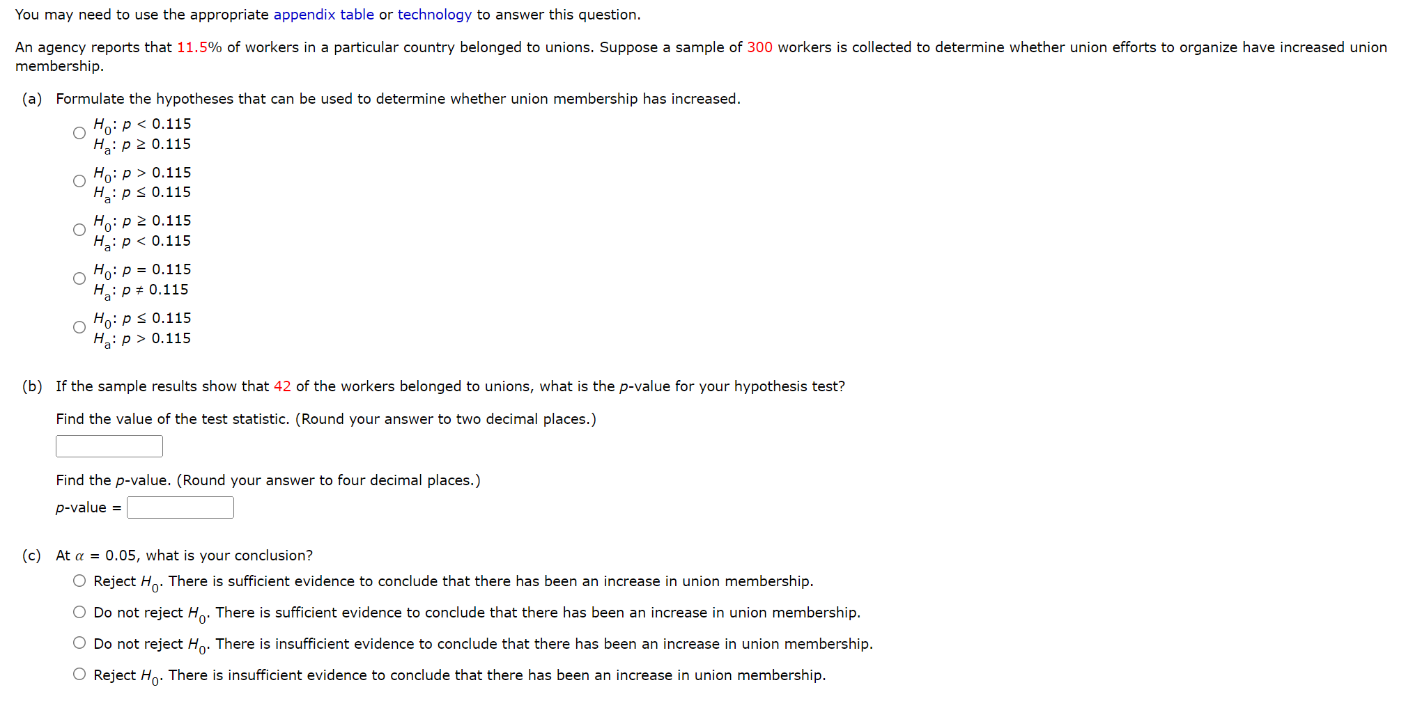  8.12e You may need to use the appropriate appendix table or