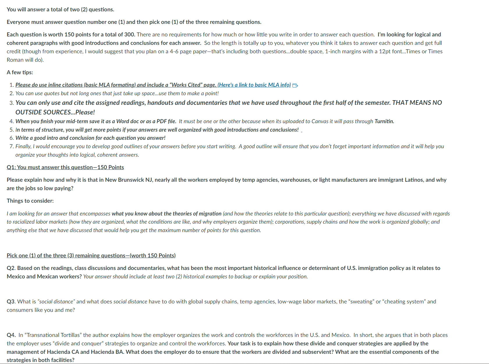 have to do the 1st questionPlease explain how and why it