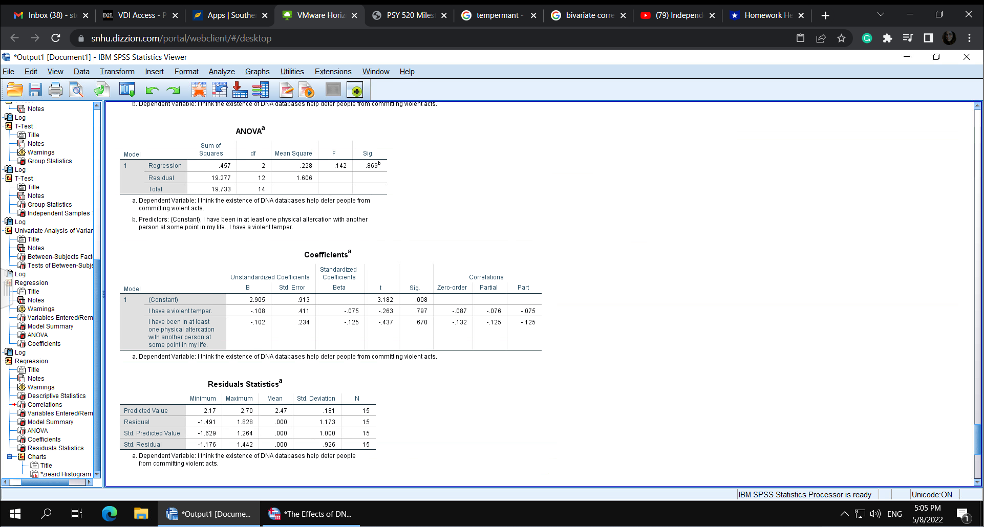 Graphs Utilities Extensions Window Help Con Notes Log Descriptive Statistics E T-Test