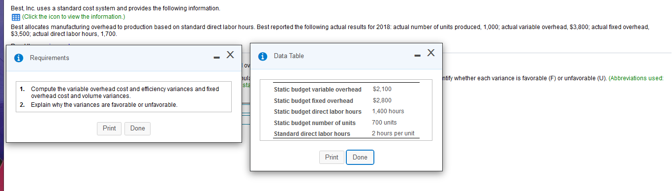 10,500, and 12,500 units. The static budget was based on expected sales