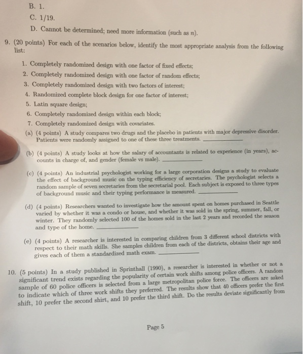 sample data c. Examine group differences d. Determine associations between two or