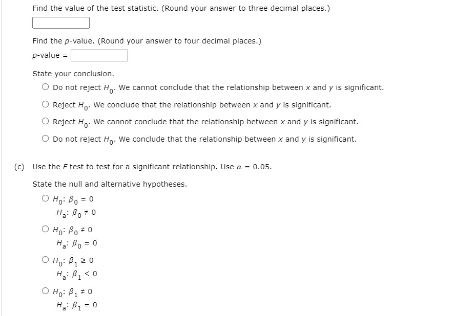 alternative hypotheses. O H : B , = 0 H. : B