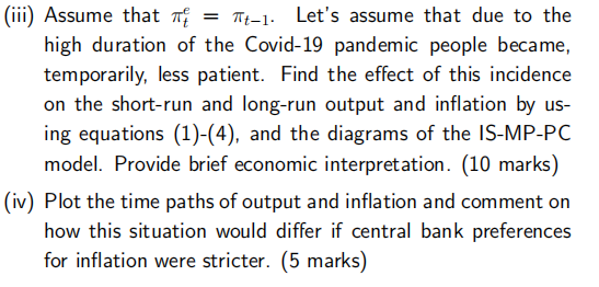 by choosing between physical capital, bonds, real money balances, leisure and consumption.
