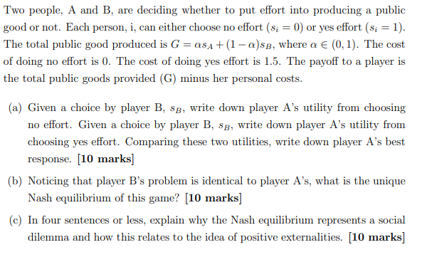  Do not use chatgpt hereAnswer this properly Two people, A and