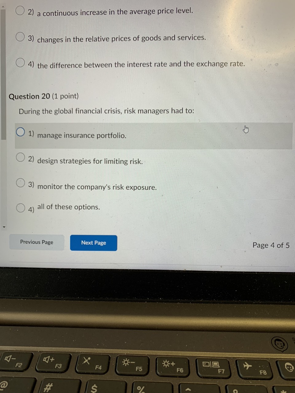 with the demand for ESF b at the level of the cash