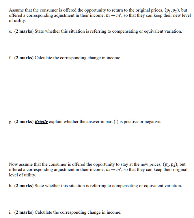 where the price of x, is p,, the price of x; 1s