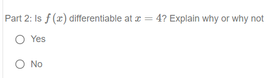 the difference quotient f(4+h)f(4} h from the left and from the right