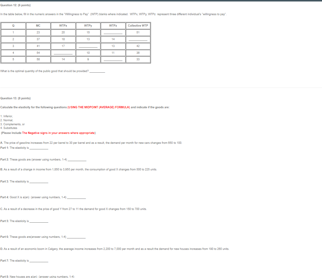 17: (8 points) Given the following table: OUTPUT TOTAL COST 8 482488
