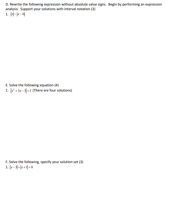 2-10x C. Rewrite each of the following radicals in simplest form. Note