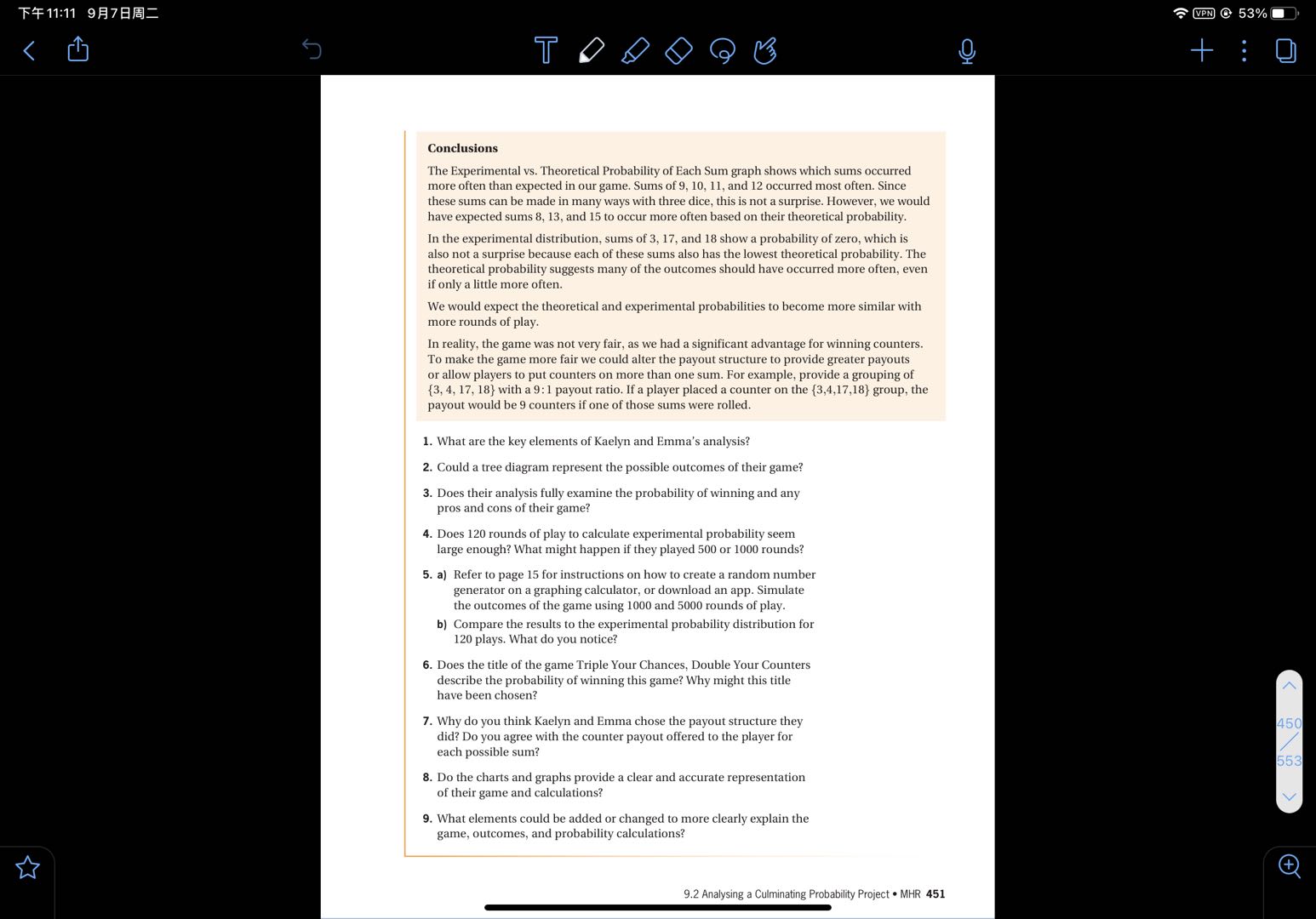 Double Your Counters in a culminating project report. See section 9.1 for