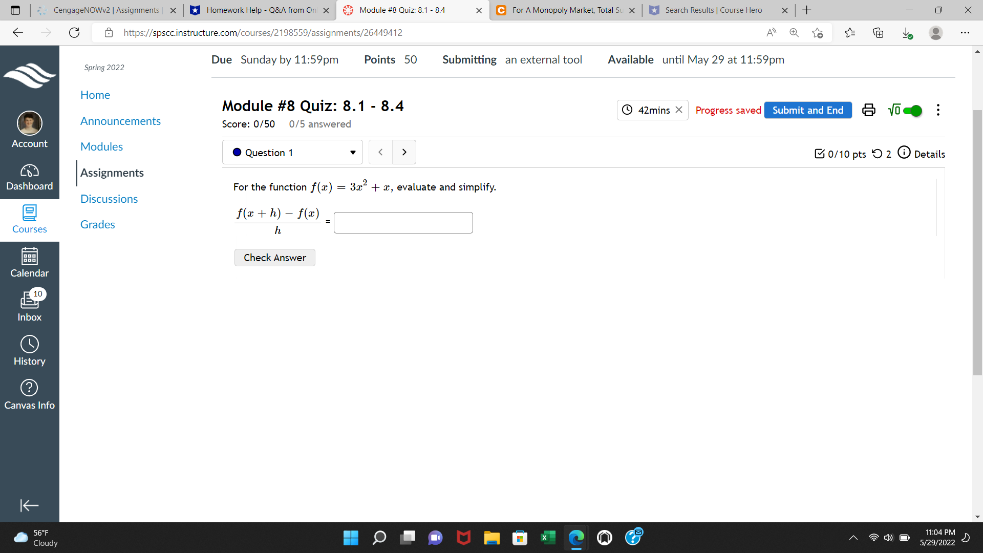  D CengageNOWv2 | Assignments | X Homework Help - Q&A from