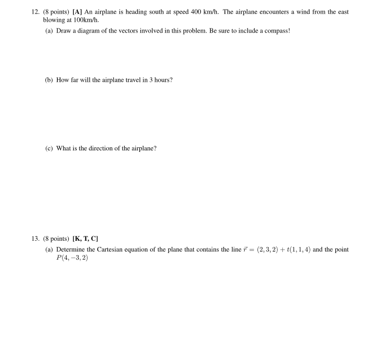 T] (a) Given the square-based prism shown, state whether each statement is