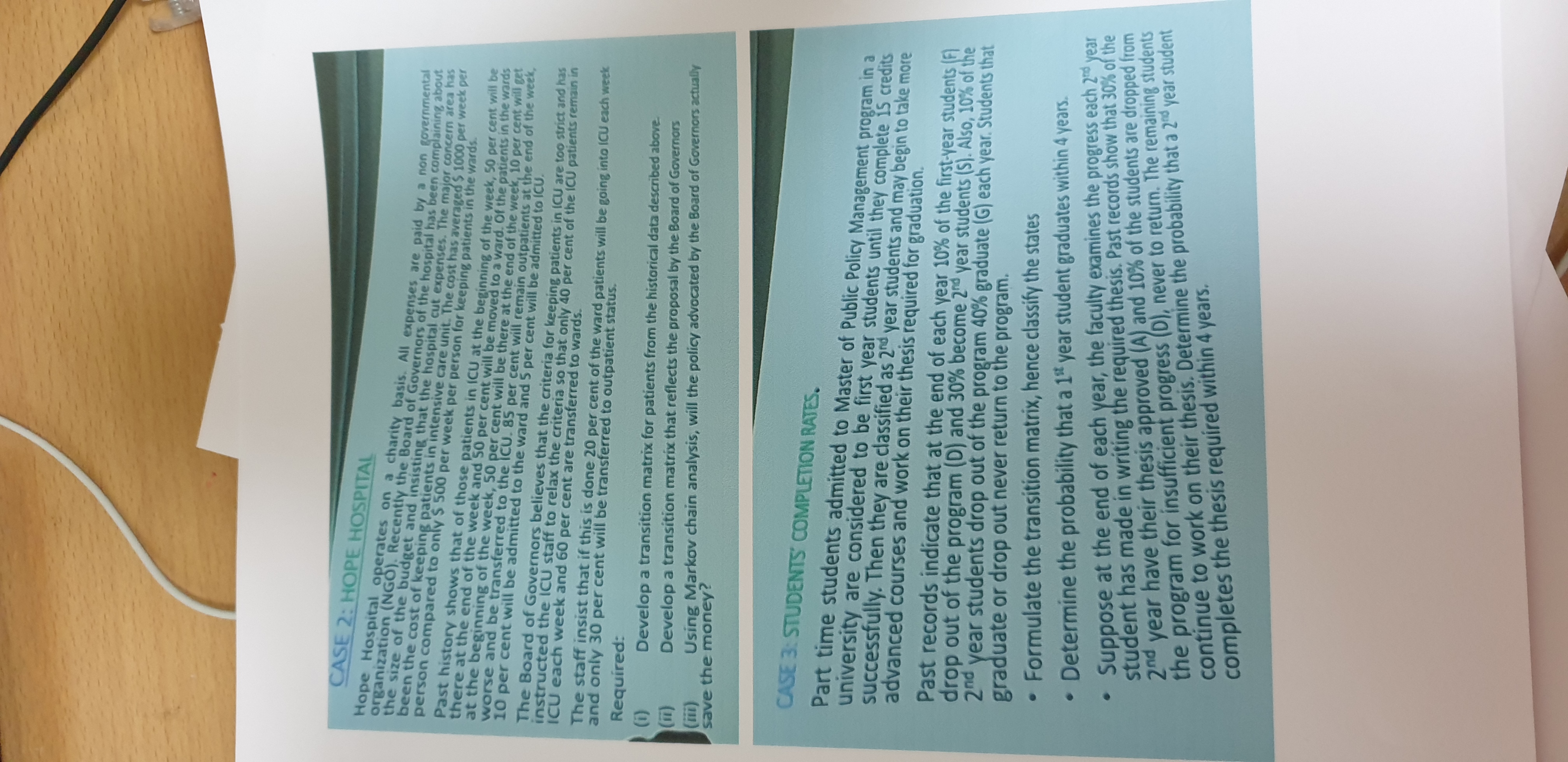 Hospital operates on a charity basis. All expenses are paid by a