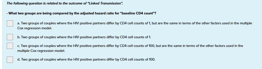 that enrolled HIV sero-discordant couples is several countries. As per the abstract:
